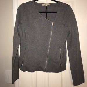 Grey Lou & Grey Zip Sweater